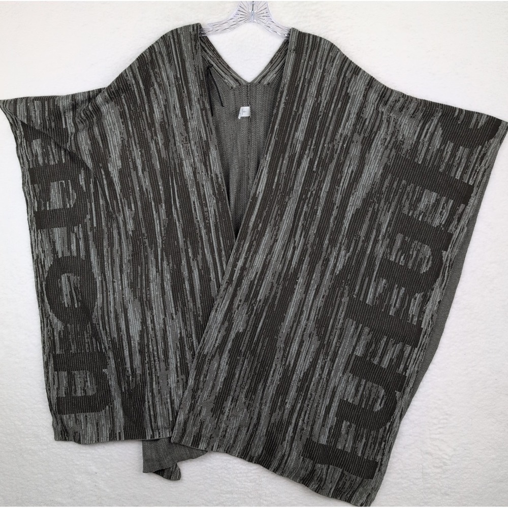 Lululemon The Rest Is Written Wrap Sage Dark Olive OS Cotton Silk Knit Long